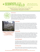 Eruption! Volcanoes and the Science of Saving Lives Common Core Discussion & Activity Guide