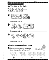 Sorting Buttons: Do You Know the Rule?