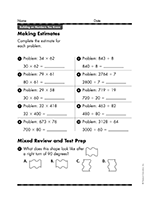 Making Estimates
